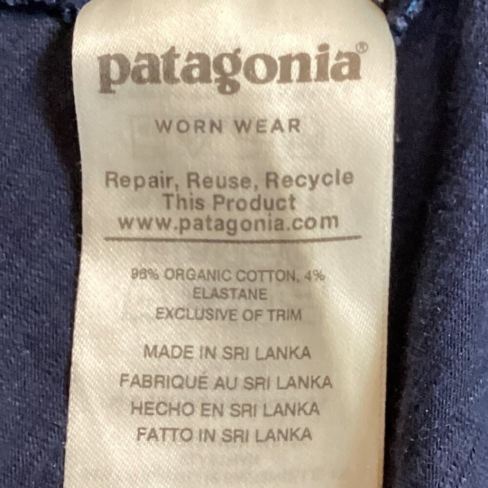 Patagonia Women's Athleisure Sports Dress‎ XS/S Blue Organic Cotton #133R - Picture 9 of 12